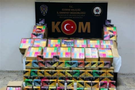 E­d­i­r­n­e­­d­e­ ­g­ü­m­r­ü­k­ ­k­a­ç­a­ğ­ı­ ­1­1­ ­b­i­n­ ­e­l­e­k­t­r­o­n­i­k­ ­s­i­g­a­r­a­ ­e­l­e­ ­g­e­ç­i­r­i­l­d­i­